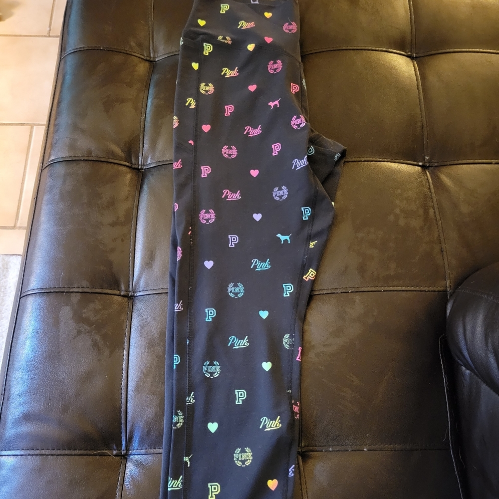 VS PINK RAINBOW LOGO LEGGINGS - Picture 5 of 9